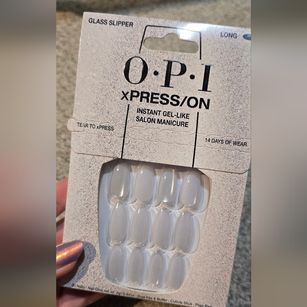 OPI xPress/On Gel-Like Nails - Glass Slipper